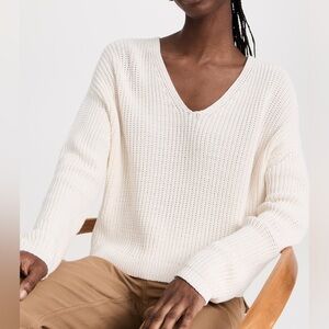 Jenni Kayne Cotton Cabin Sweater size Large